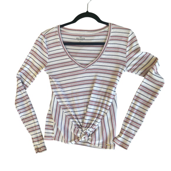 Hollister T-Shirts Women's Bundle Lot of 5 Short and‎ Long Sleeve Tops Tees - Picture 5 of 7